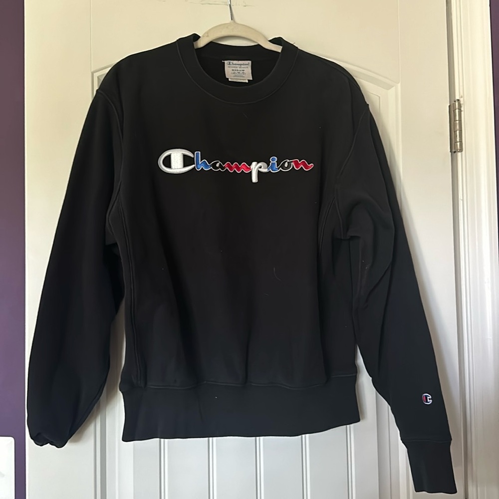 Vintage Embroidered Champion Crewneck